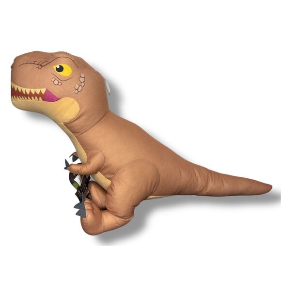 Jurassic World Camp Cretaceous T-Rex 18” Plush Toy Factory Large Dinosaur NEW - Picture 2 of 6
